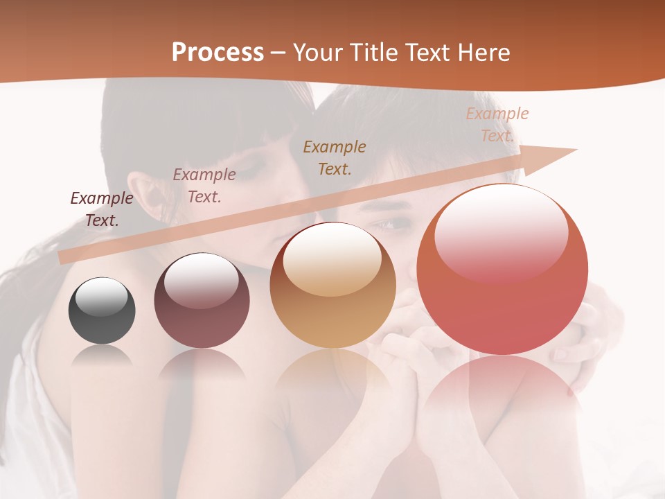 Sadness Conflict Female PowerPoint Template