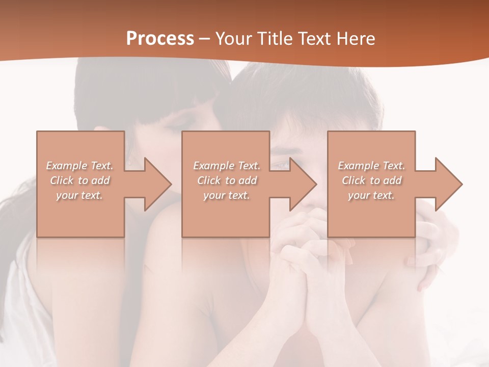 Sadness Conflict Female PowerPoint Template
