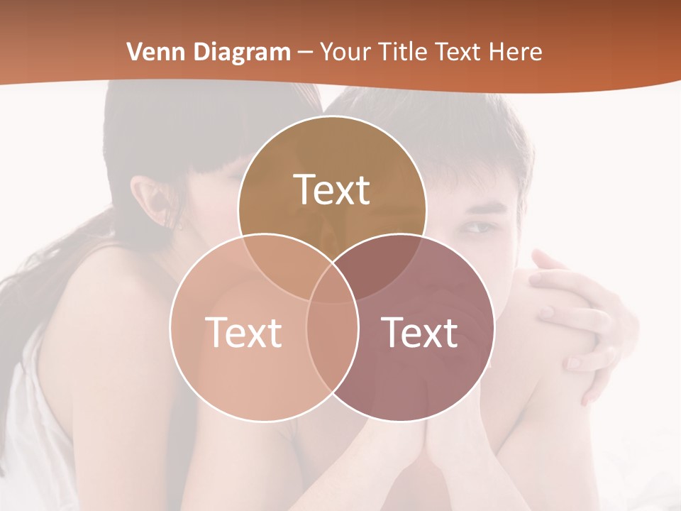 Sadness Conflict Female PowerPoint Template