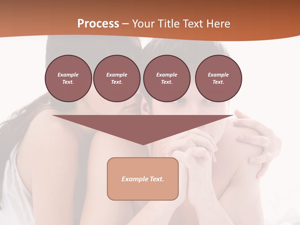 Sadness Conflict Female PowerPoint Template