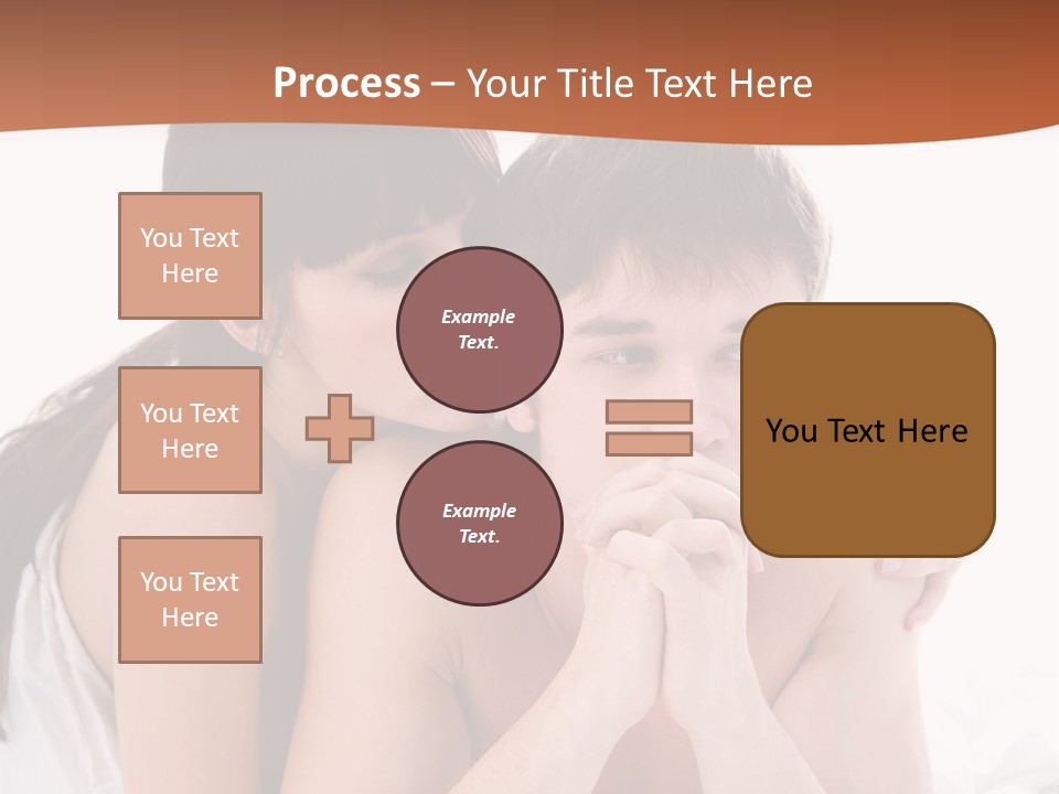 Sadness Conflict Female PowerPoint Template