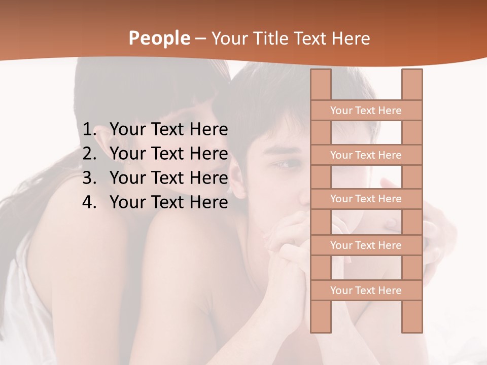 Sadness Conflict Female PowerPoint Template