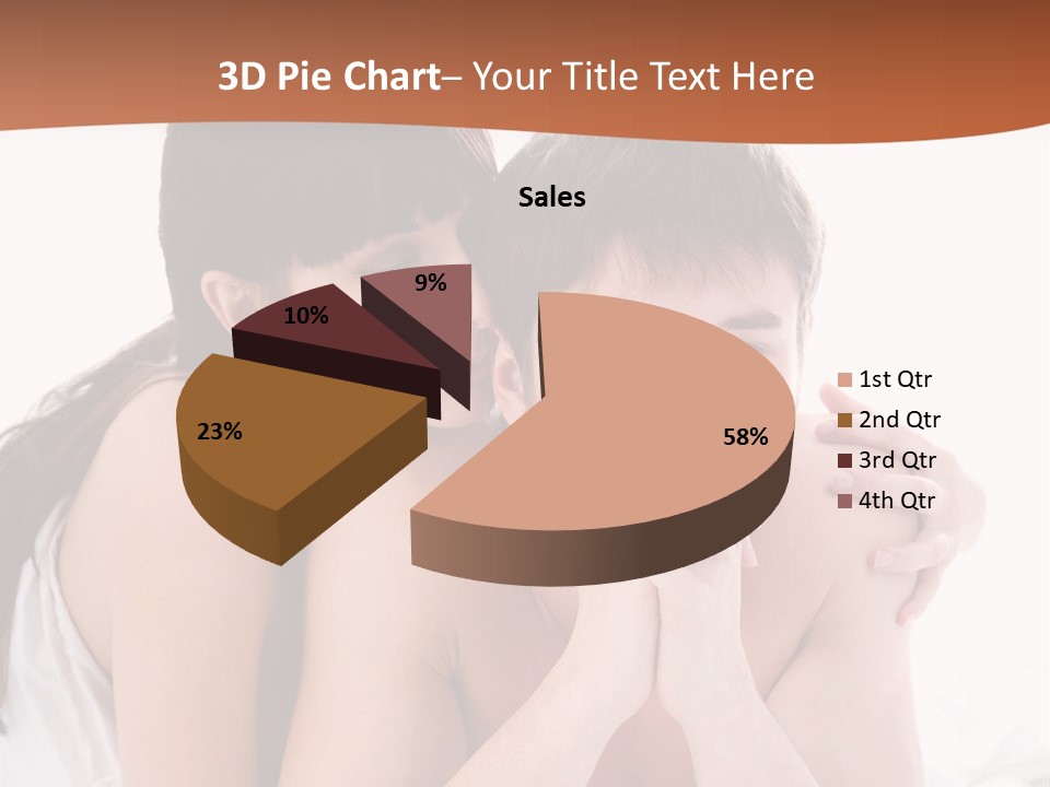 Sadness Conflict Female PowerPoint Template