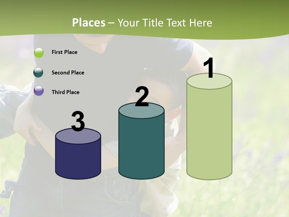 Stuck Man Arms PowerPoint Template