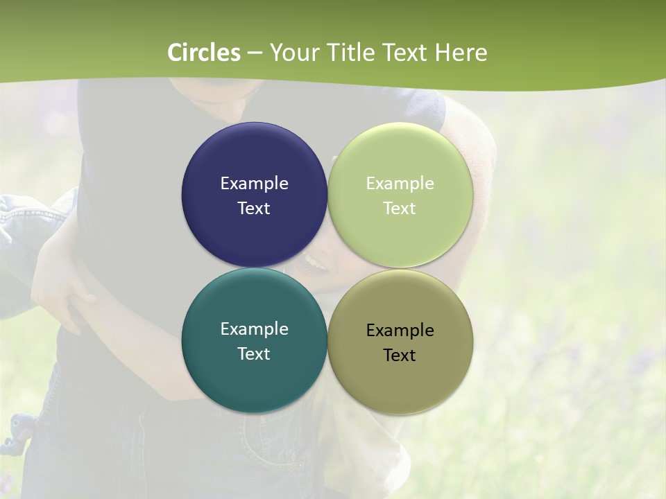 Stuck Man Arms PowerPoint Template