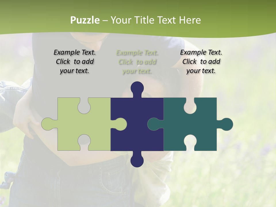 Stuck Man Arms PowerPoint Template