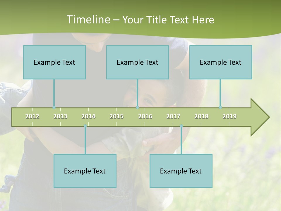 Stuck Man Arms PowerPoint Template