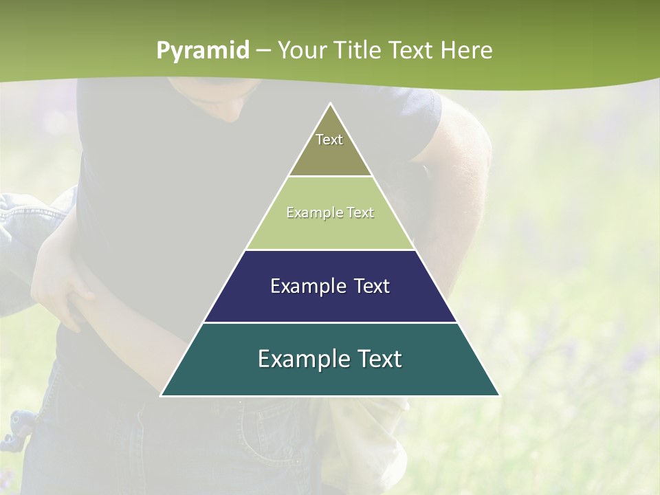 Stuck Man Arms PowerPoint Template
