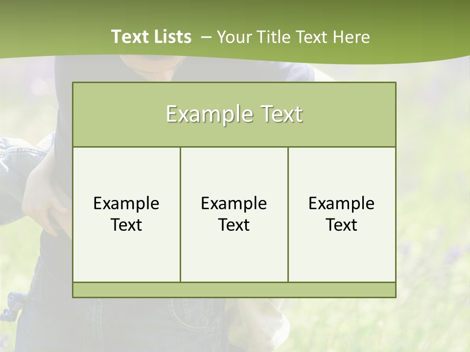 Stuck Man Arms PowerPoint Template