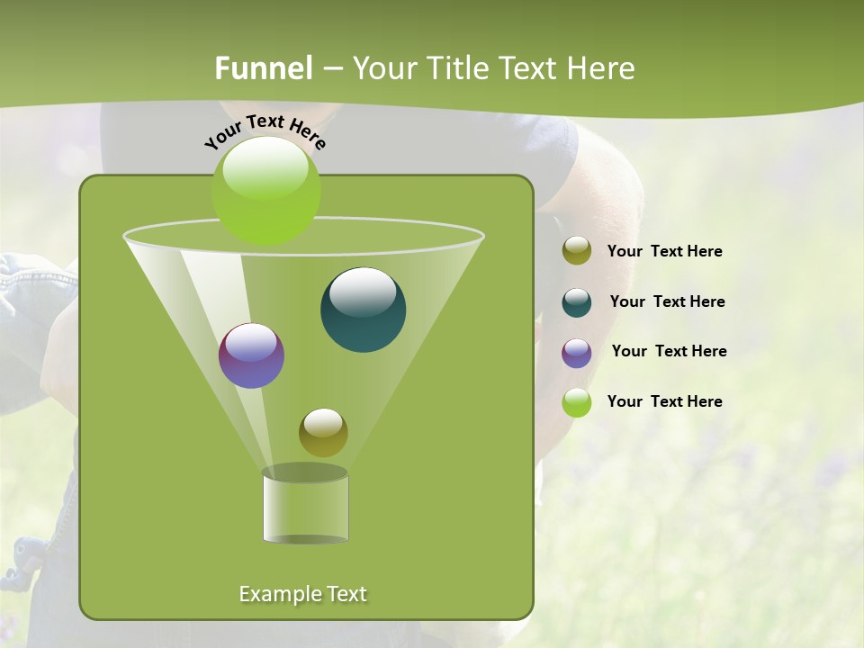 Stuck Man Arms PowerPoint Template