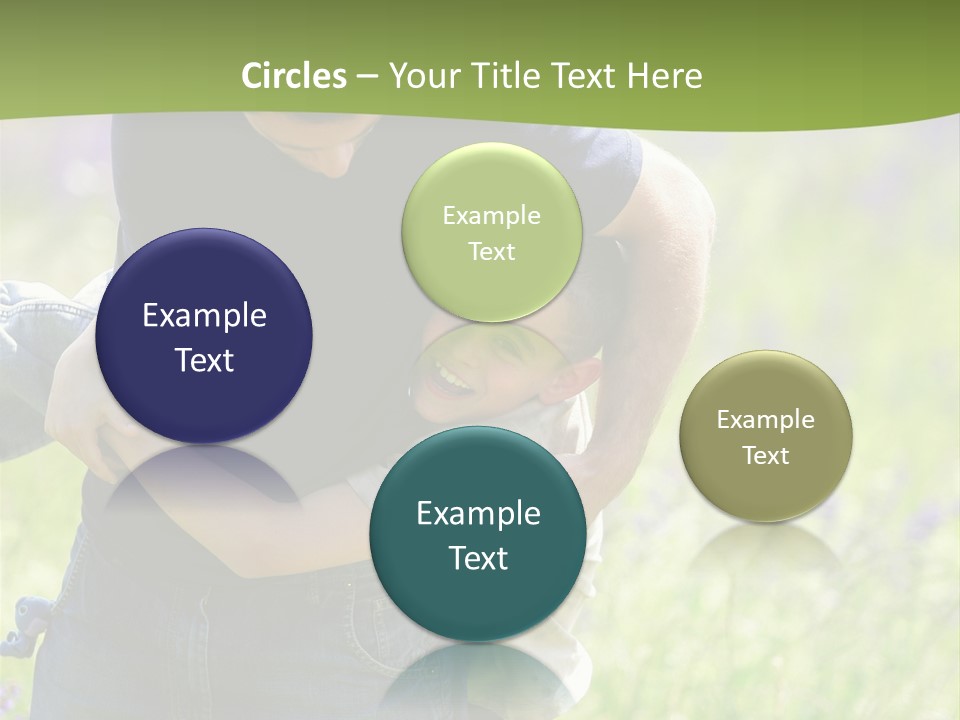 Stuck Man Arms PowerPoint Template