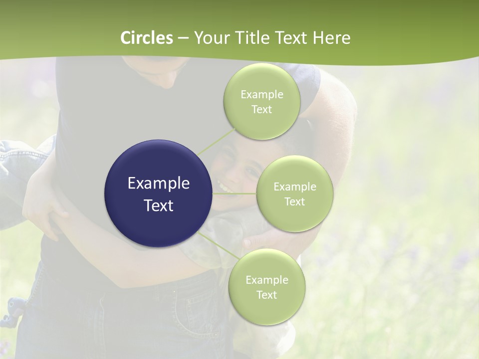 Stuck Man Arms PowerPoint Template