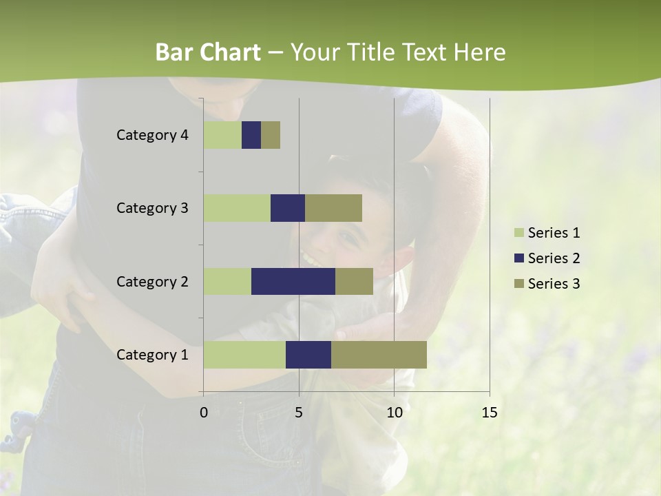 Stuck Man Arms PowerPoint Template