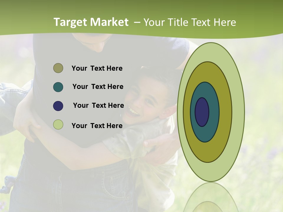 Stuck Man Arms PowerPoint Template