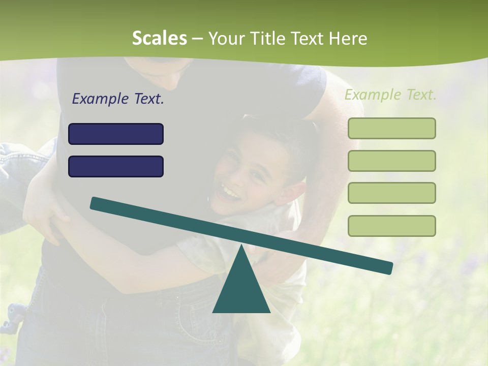 Stuck Man Arms PowerPoint Template