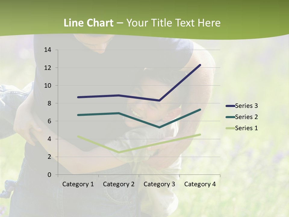 Stuck Man Arms PowerPoint Template