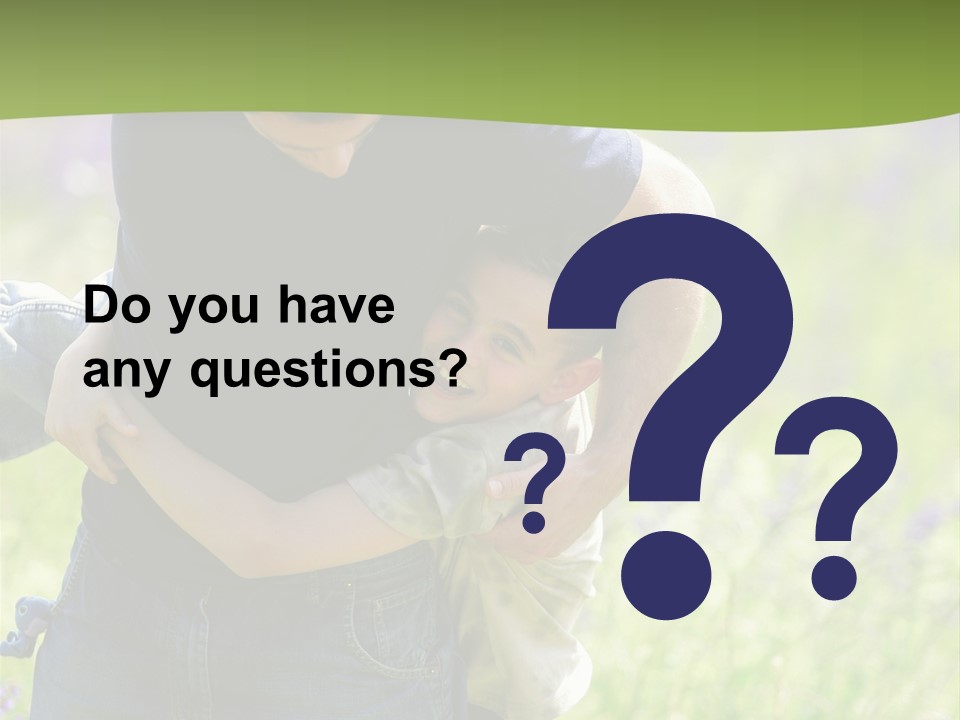 Stuck Man Arms PowerPoint Template