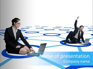 Call Communication Online PowerPoint Template