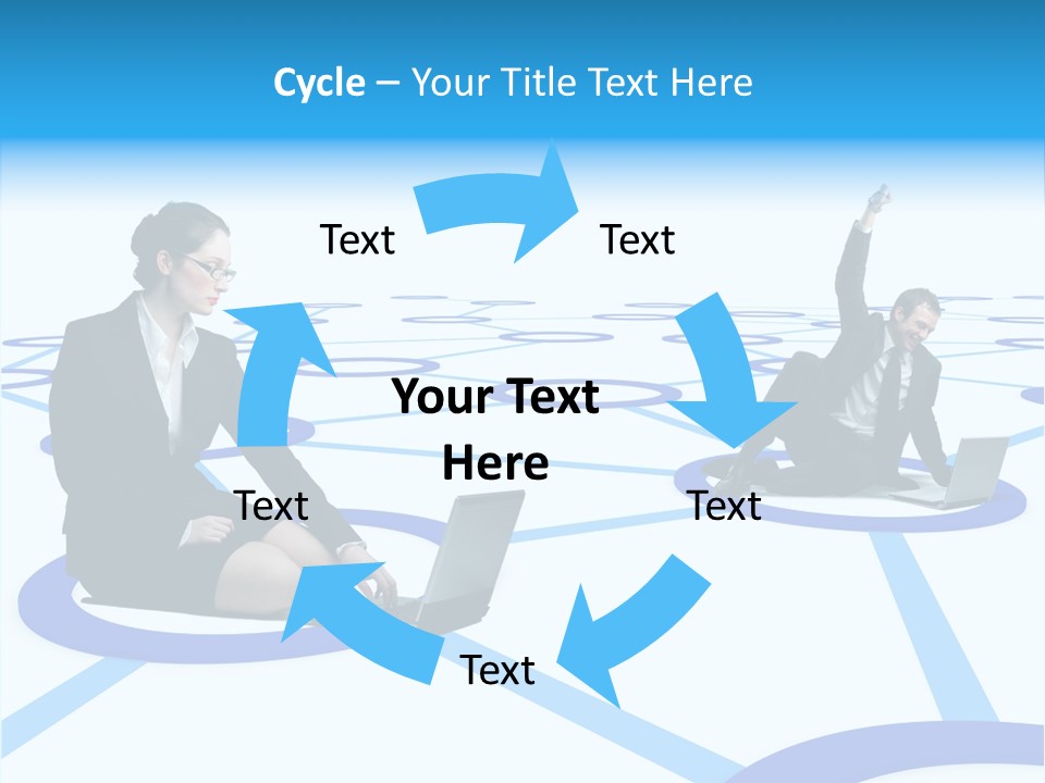 Call Communication Online PowerPoint Template