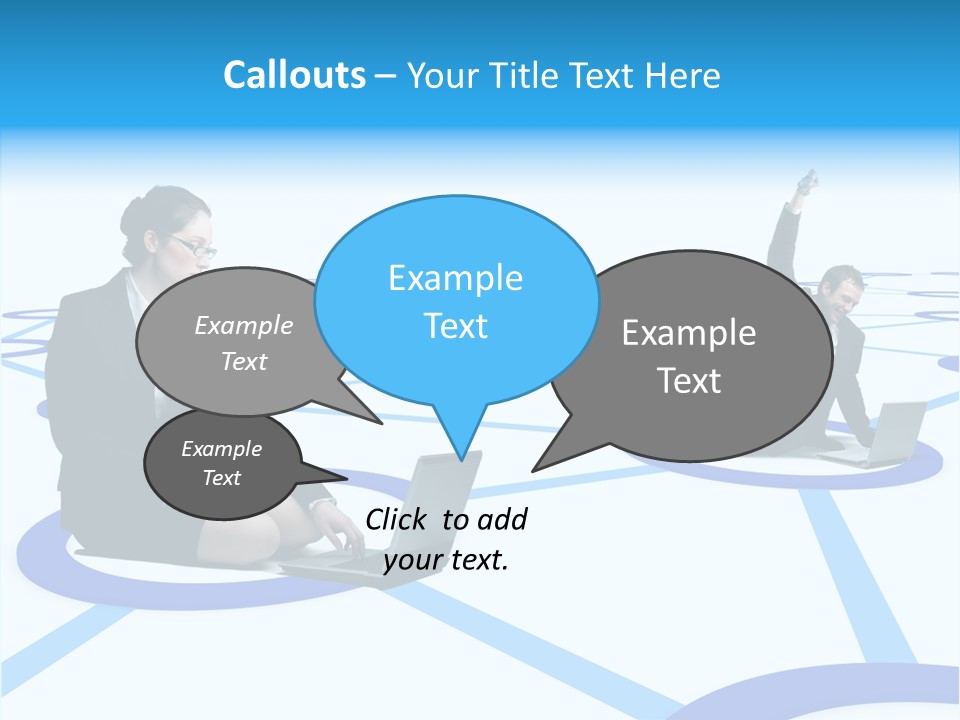 Call Communication Online PowerPoint Template