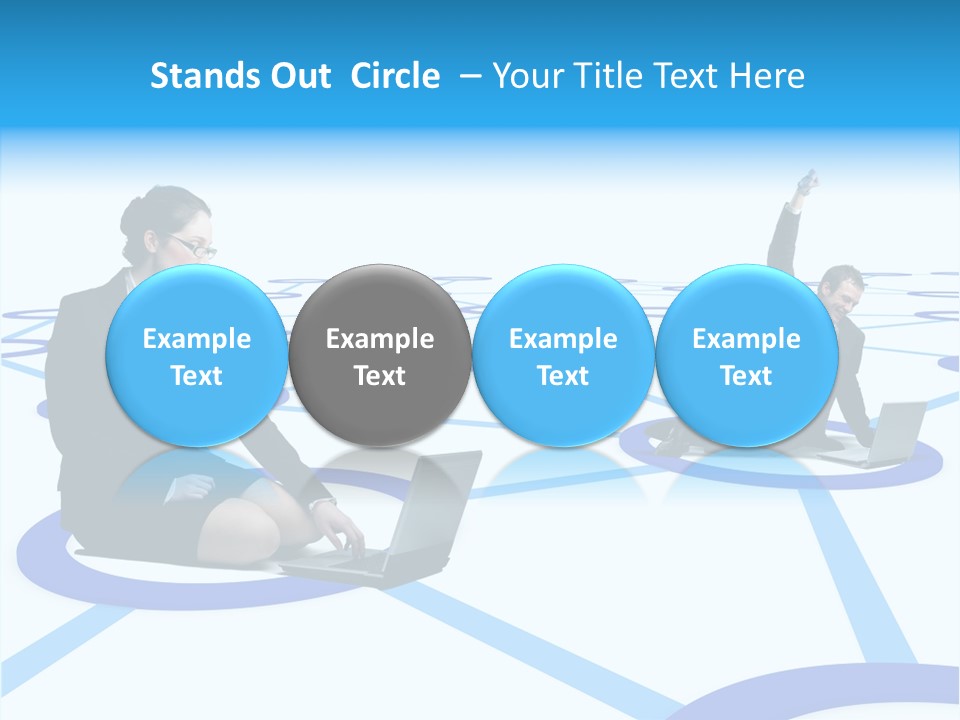 Call Communication Online PowerPoint Template