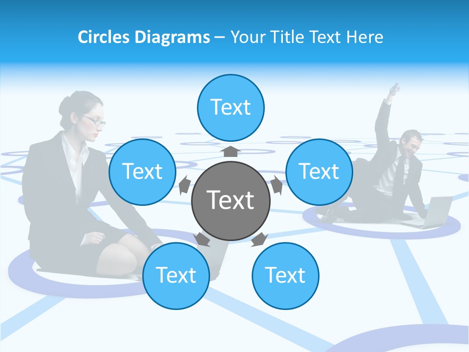 Call Communication Online PowerPoint Template