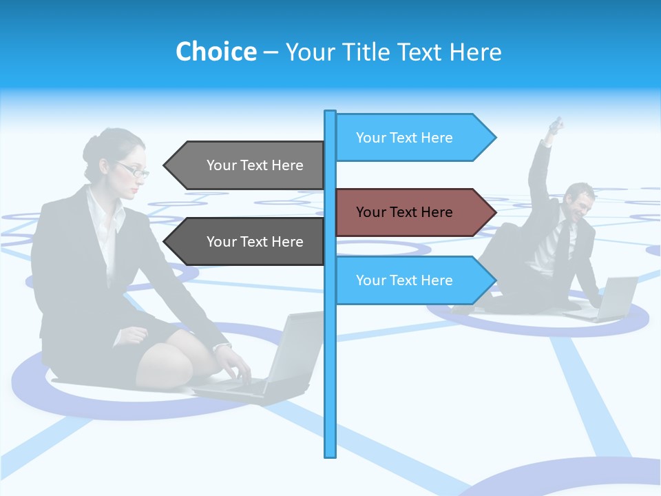 Call Communication Online PowerPoint Template