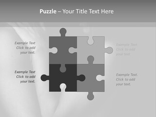 Room Flat Furniture PowerPoint Template