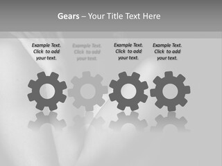 Room Flat Furniture PowerPoint Template