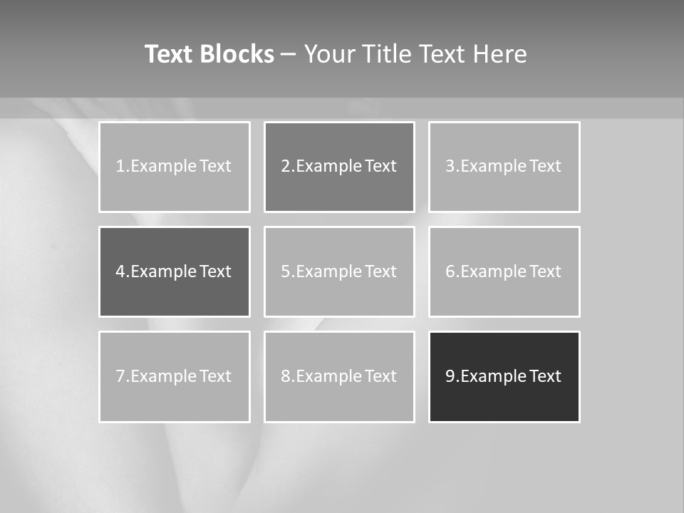 Room Flat Furniture PowerPoint Template