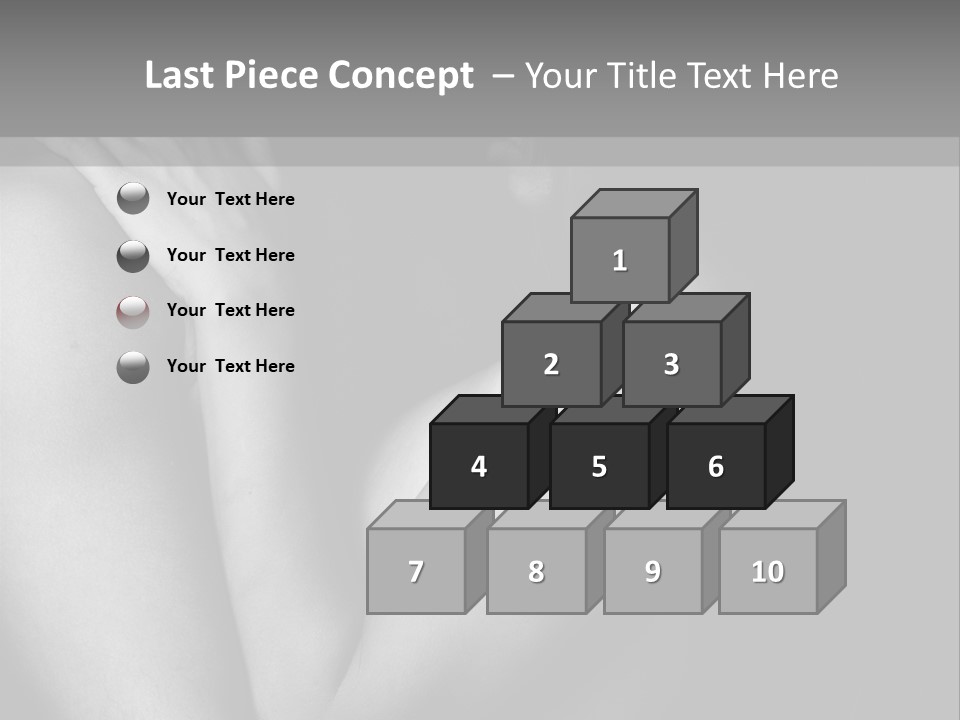 Room Flat Furniture PowerPoint Template