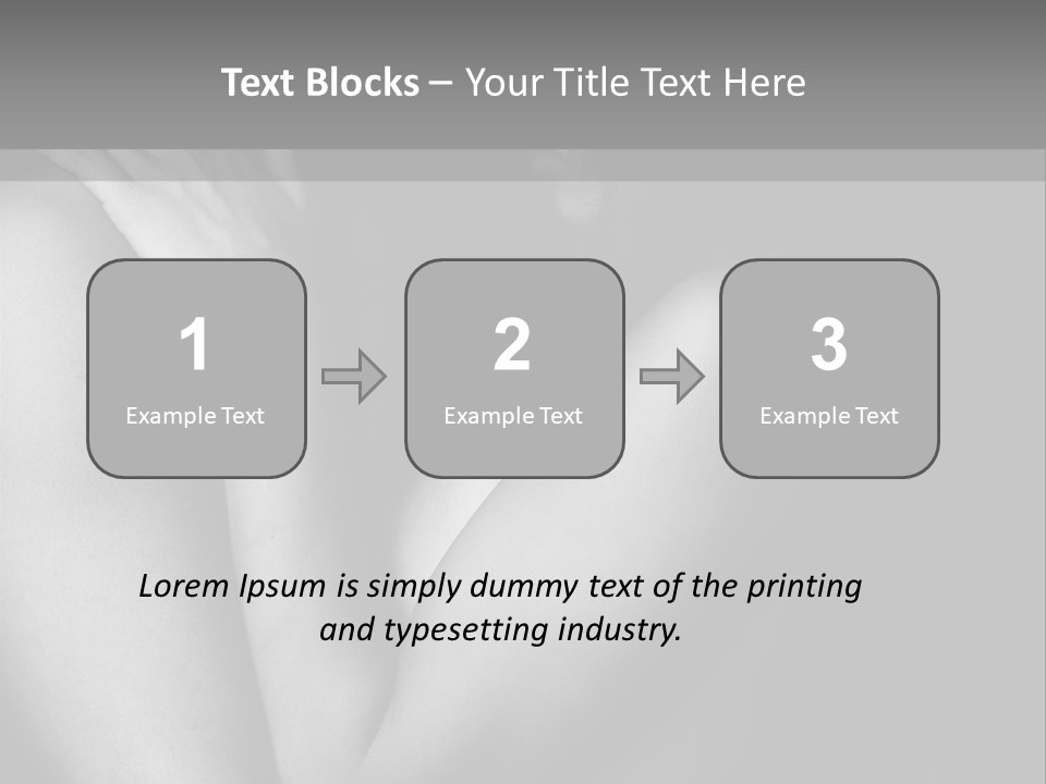 Room Flat Furniture PowerPoint Template