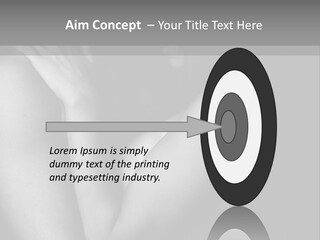 Room Flat Furniture PowerPoint Template