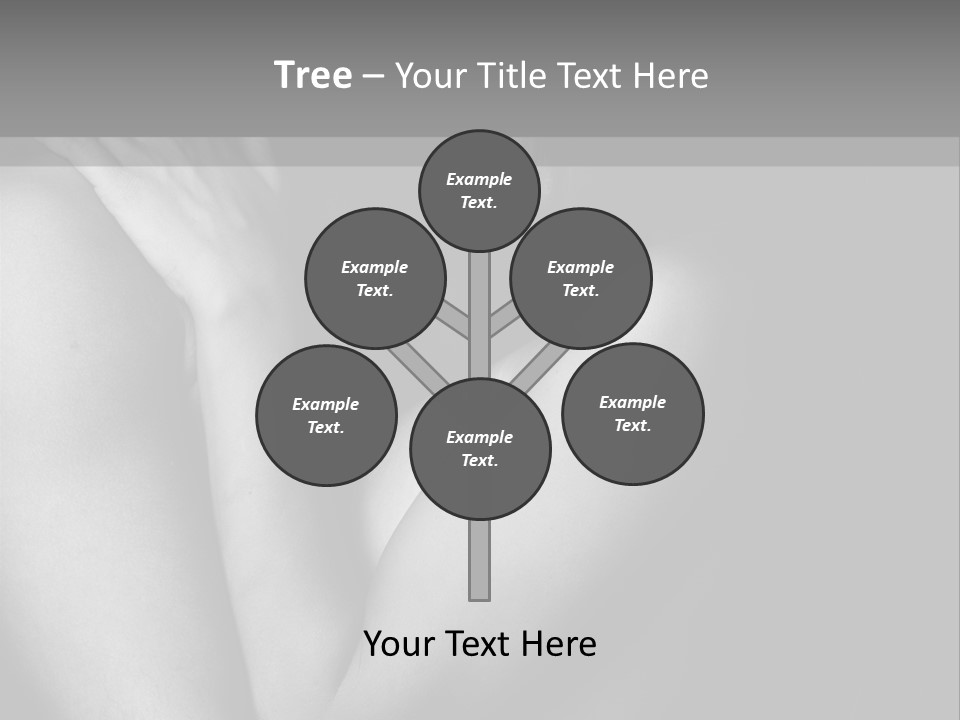 Room Flat Furniture PowerPoint Template