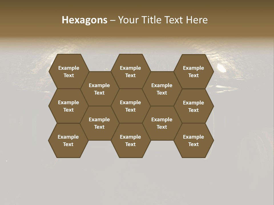 A Wine Cellar Filled With Lots Of Barrels PowerPoint Template