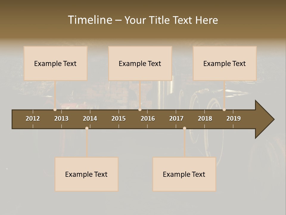 A Wine Cellar Filled With Lots Of Barrels PowerPoint Template