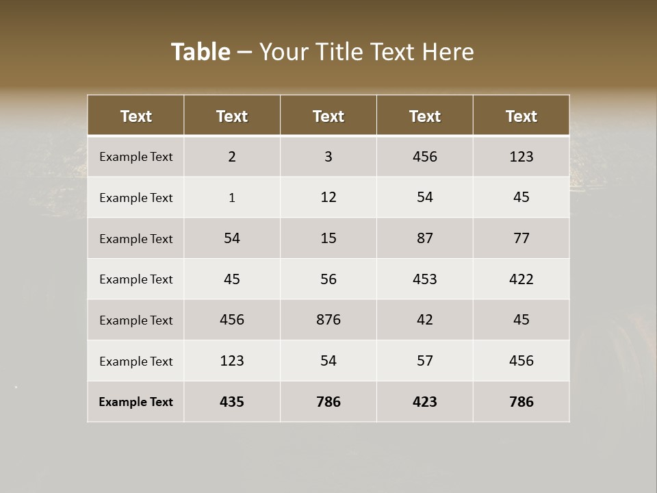 A Wine Cellar Filled With Lots Of Barrels PowerPoint Template