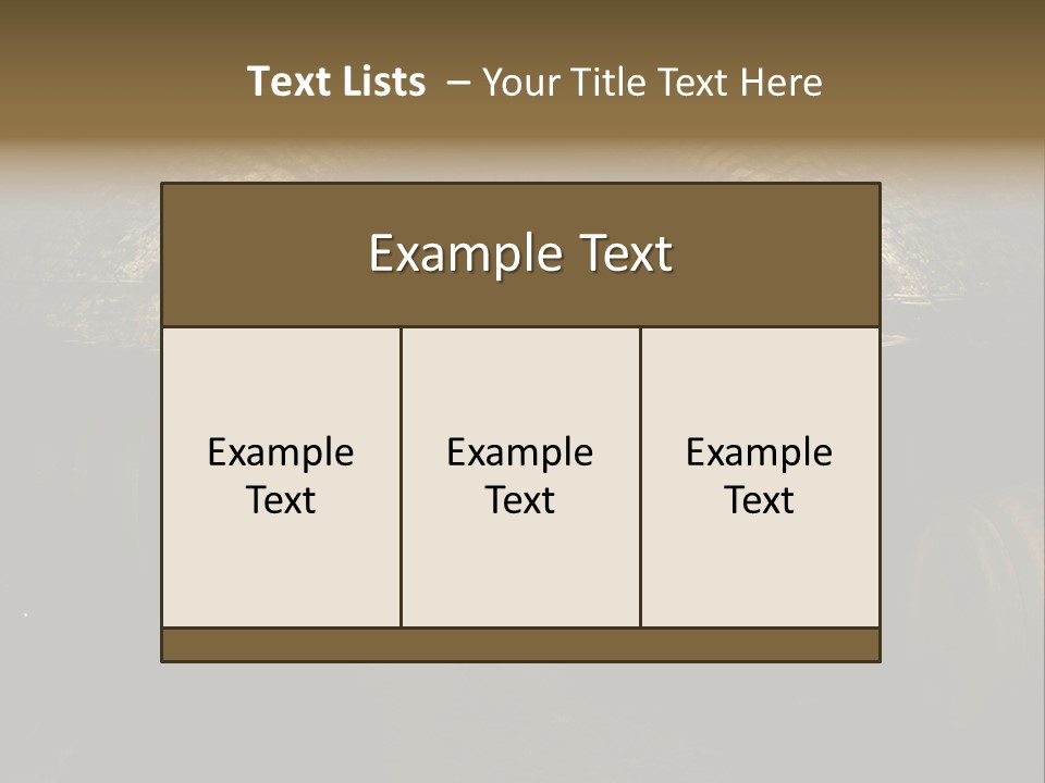 A Wine Cellar Filled With Lots Of Barrels PowerPoint Template