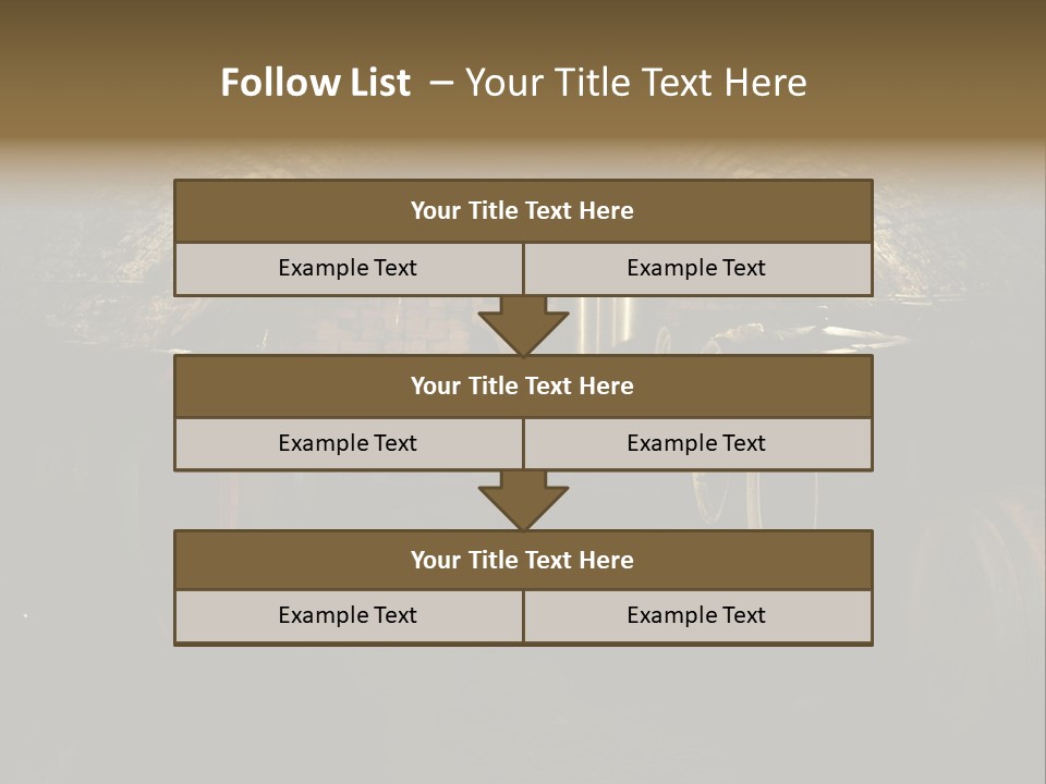 A Wine Cellar Filled With Lots Of Barrels PowerPoint Template