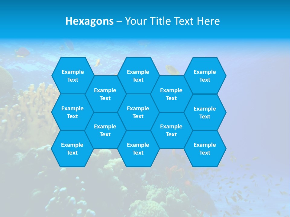 Coral Red Aquatic PowerPoint Template