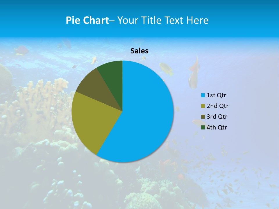Coral Red Aquatic PowerPoint Template