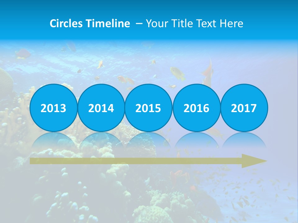 Coral Red Aquatic PowerPoint Template