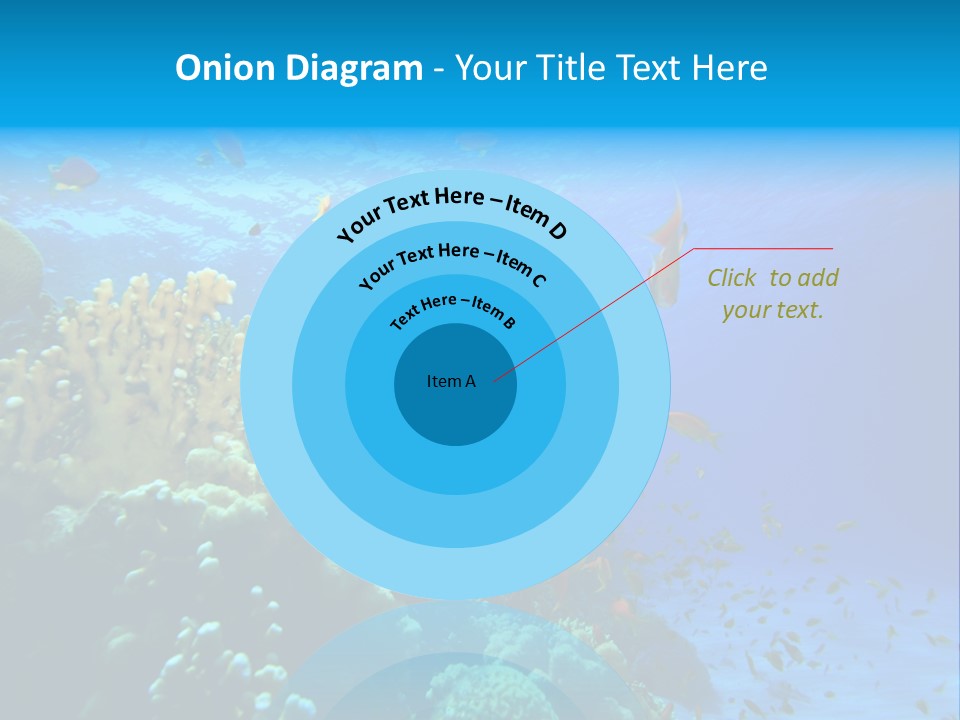 Coral Red Aquatic PowerPoint Template