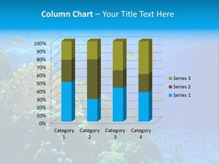 Coral Red Aquatic PowerPoint Template