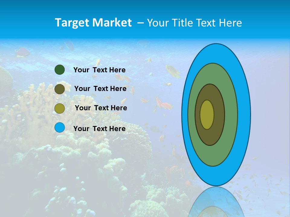 Coral Red Aquatic PowerPoint Template