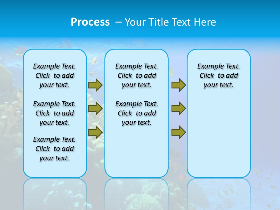 Coral Red Aquatic PowerPoint Template