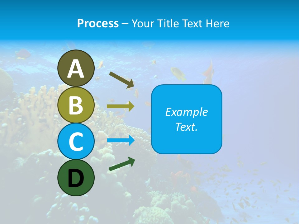 Coral Red Aquatic PowerPoint Template