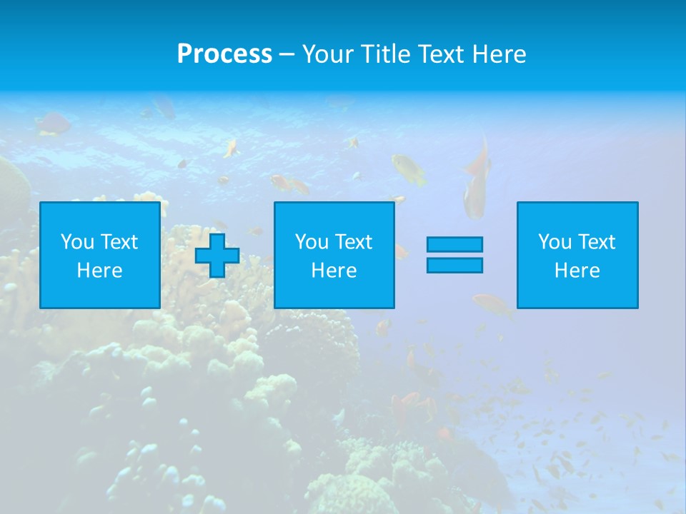 Coral Red Aquatic PowerPoint Template