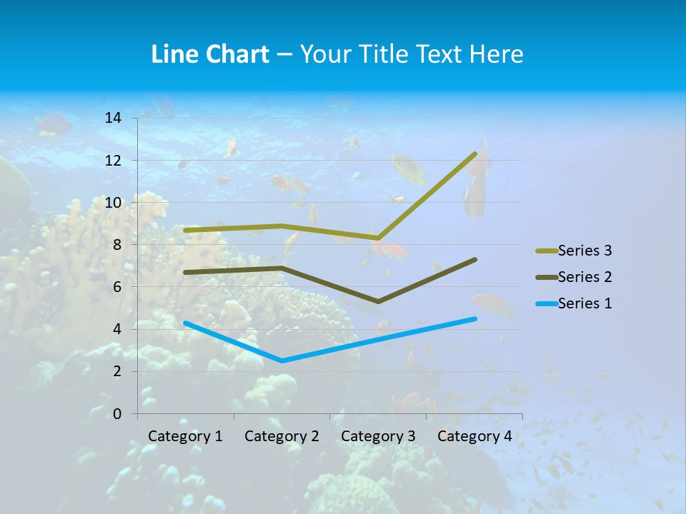 Coral Red Aquatic PowerPoint Template