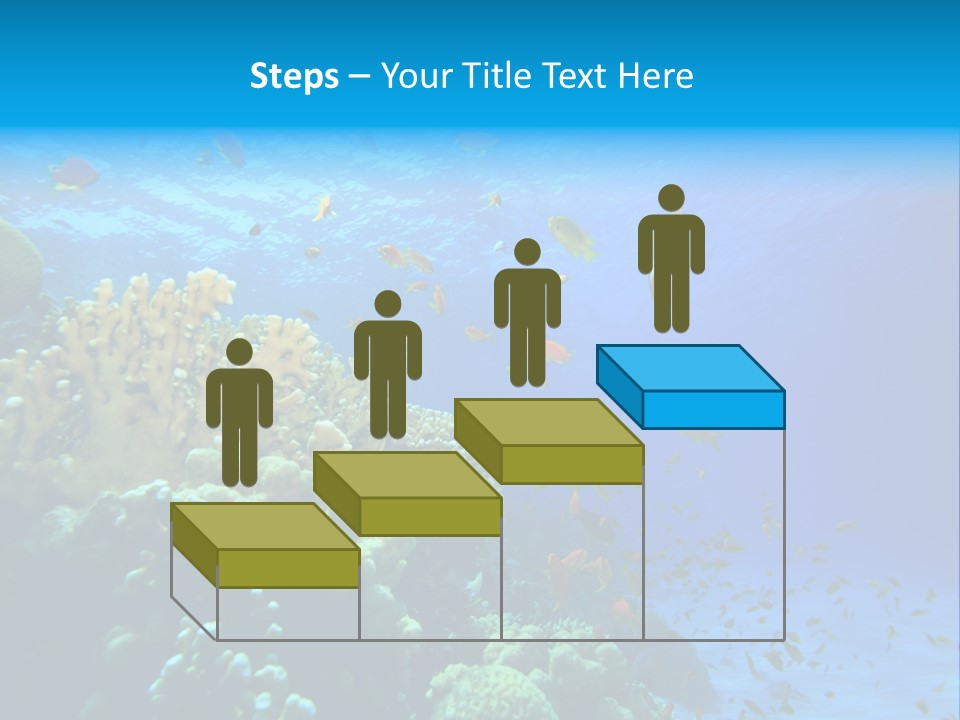 Coral Red Aquatic PowerPoint Template